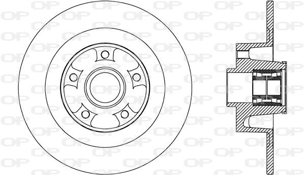 OPEN PARTS Jarrulevy BDA2708.30